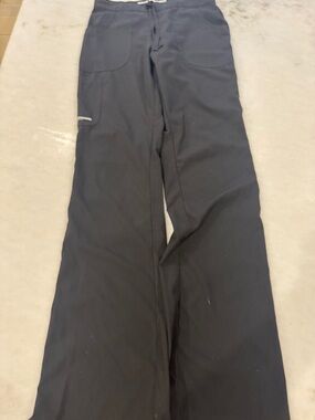 Skechers Wide-Leg Black Utility Scrub Pants